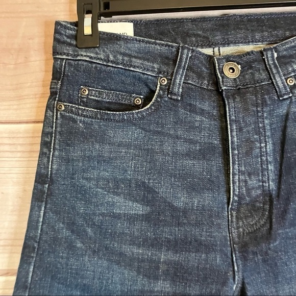 OUTLAND Denim Ranger Slim Tapered Jeans In Bondi Blue - Picture 5 of 13